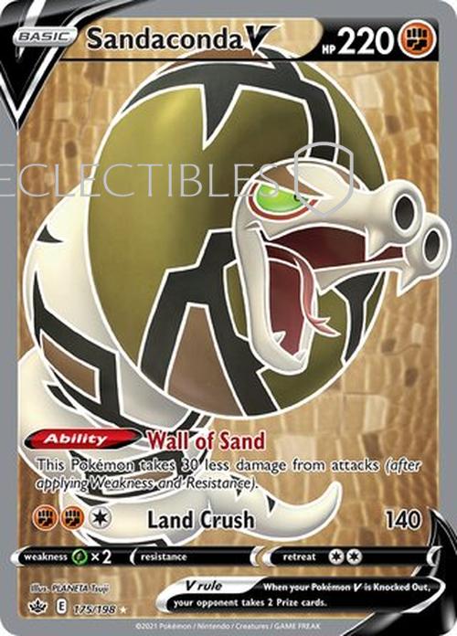 Pokemon Chilling reign 175/198 Sandaconda V