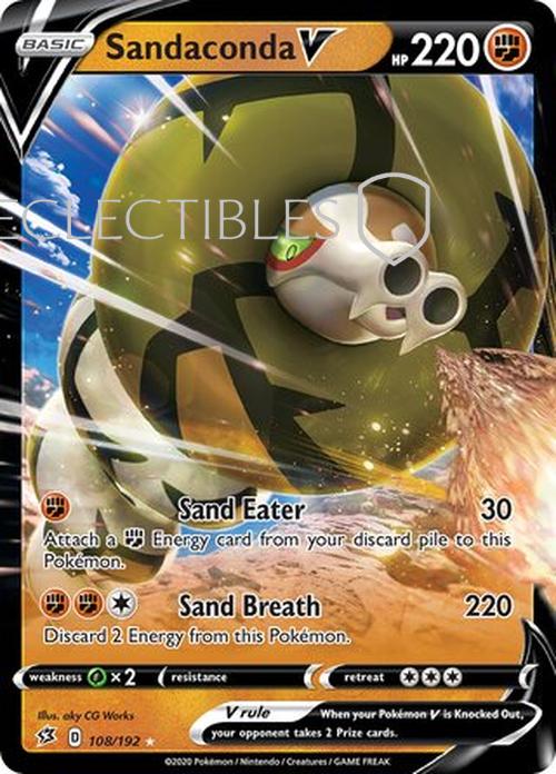 Pokemon Rebel Clash 108/192 Sandaconda V