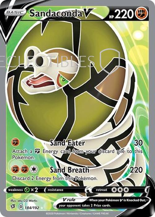 Pokemon Rebel Clash 184/192 Sandaconda V