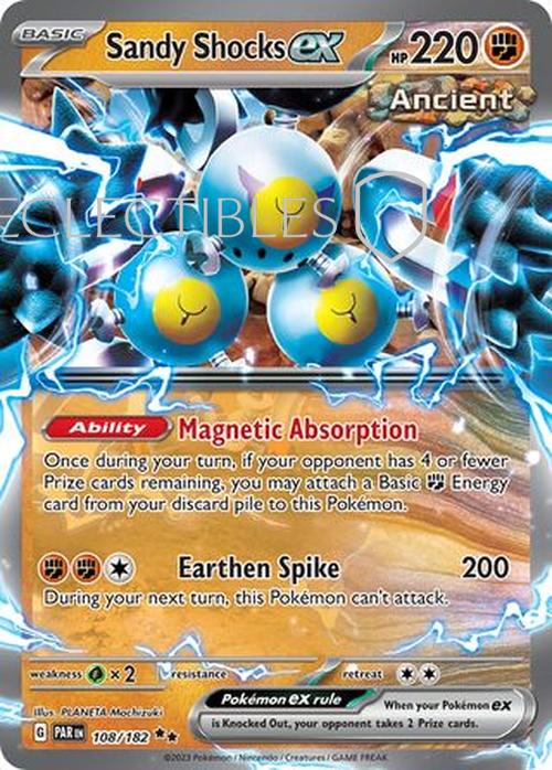 Pokemon Paradox Rift 108/182 Sandy Shocks ex