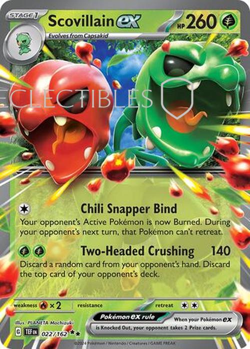 Pokemon Temporal Forces 022/162 Scovillain ex