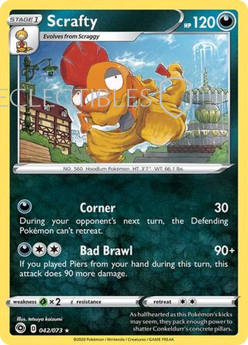 Pokemon Champions Path 042/73 Scrafty Holo