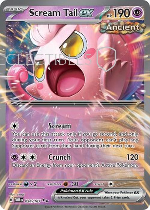 Pokemon Twilight Masquerade 094/167 Scream Tail ex