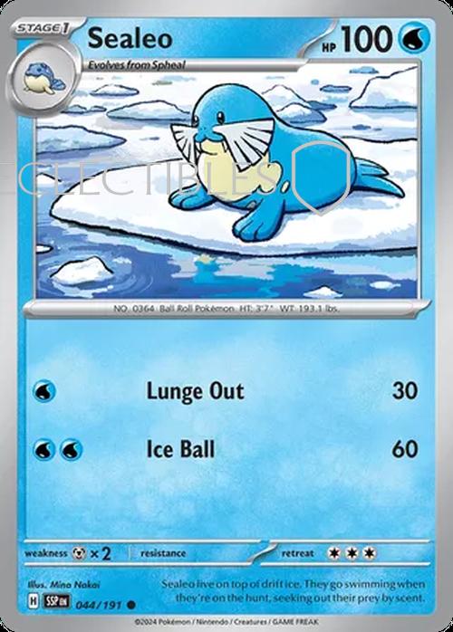 Pokemon Surging Sparks 044/191 Sealeo  Reverse Holo