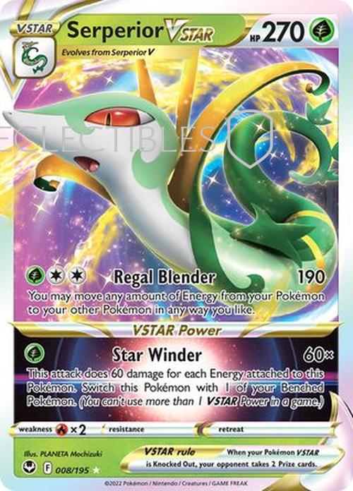 Pokemon Silver Tempest 008/195 Serperior VSTAR
