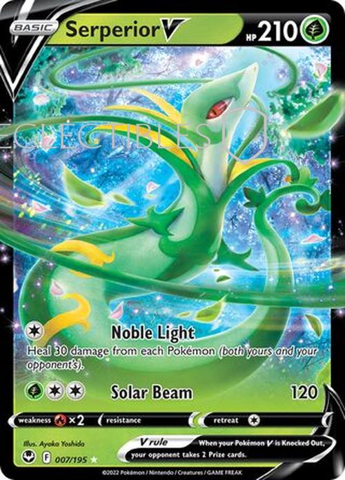 Pokemon Silver Tempest 007/195 Serperior V