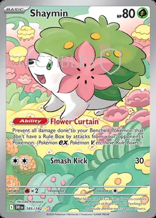 Pokemon Destined Rivals 185/182 Shaymin