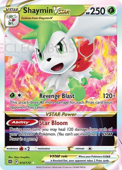 Pokemon Brilliant Stars 014/172 Shaymin VSTAR