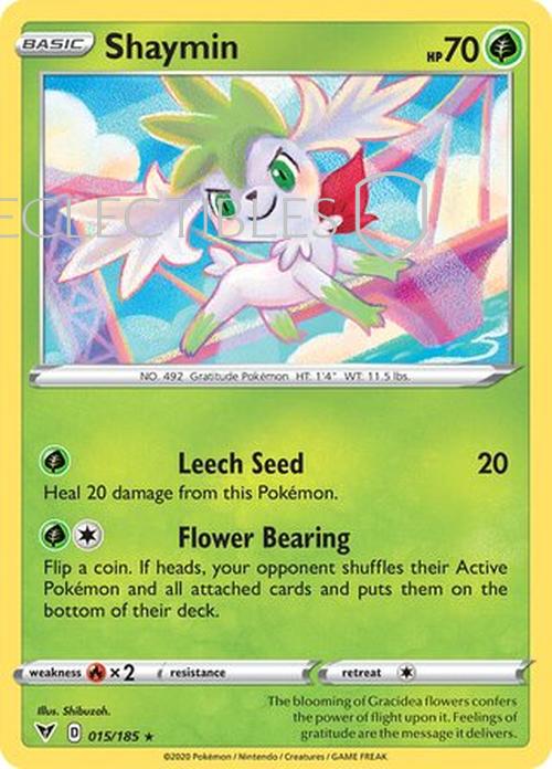 Pokemon Vivid Voltage 015/185 Shaymin Holo