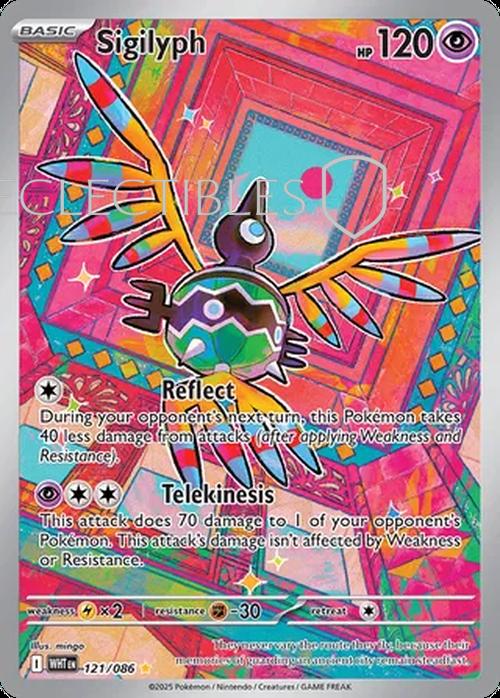 Pokemon White Flare 121/086 Sigilyph 