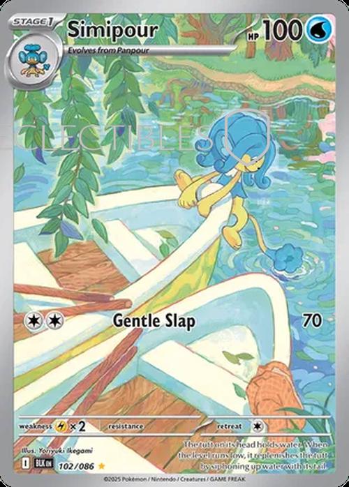 Pokemon Black Bolt 102/086 Simipour 