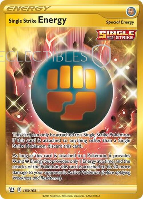 Pokemon Battle Styles 183/163 Single Strike Energy