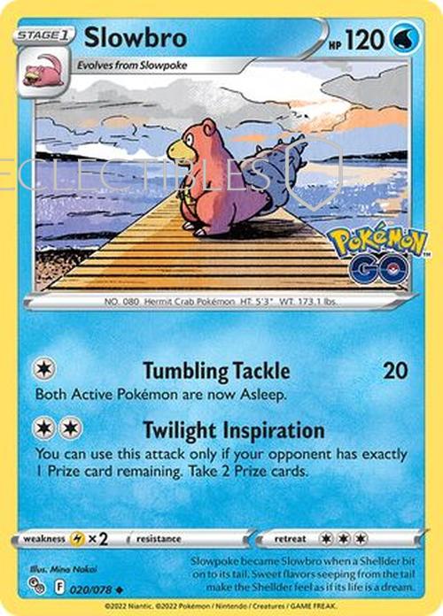 Pokemon Go 020/078 Slowbro  Reverse Holo