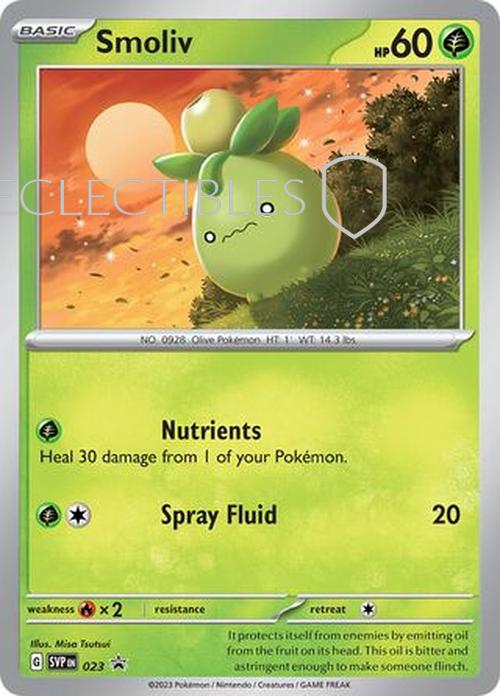 Pokemon SV Black Star Promos SV 023 Smoliv