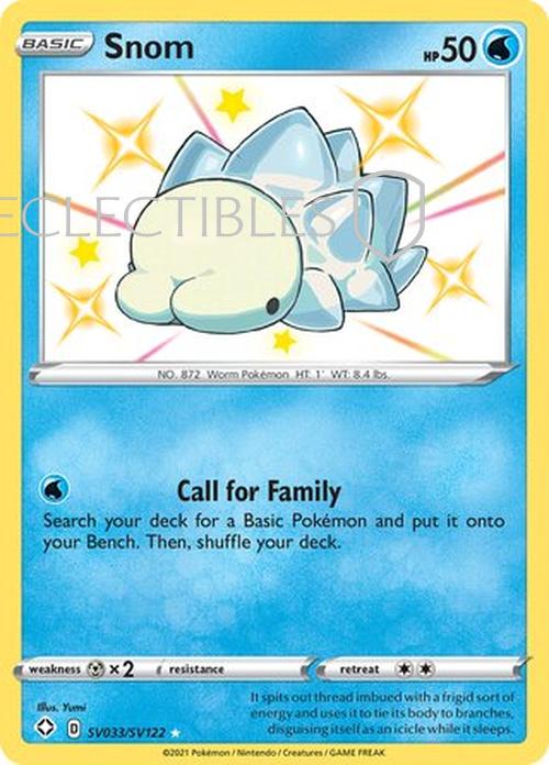 Pokemon Shining Fates SV 033/122 Snom