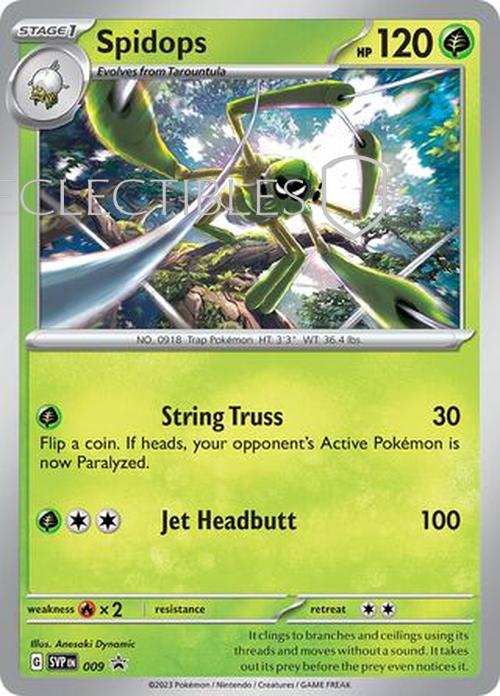 Pokemon SV Black Star Promos SV 009 Spidops