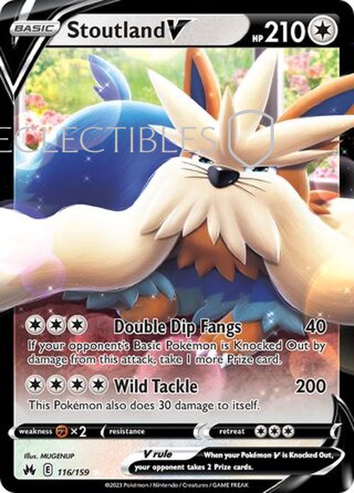 Pokemon Crown Zenith 116/159 Stoutland V