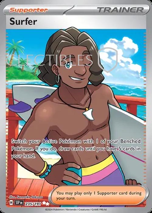 Pokemon Surging Sparks 235/191 Surfer