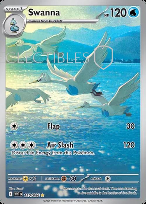 Pokemon White Flare 110/086 Swanna 