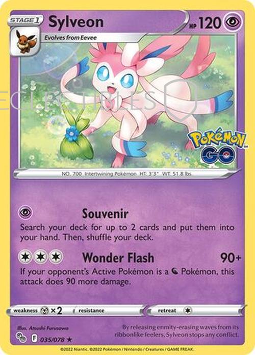 Pokemon Go 035/078 Sylveon Holo