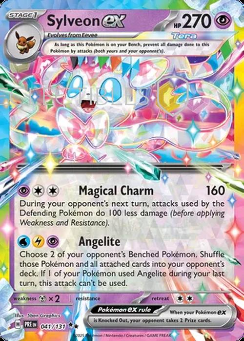 Pokemon Prismatic Evolutions 041/131 Sylveon ex