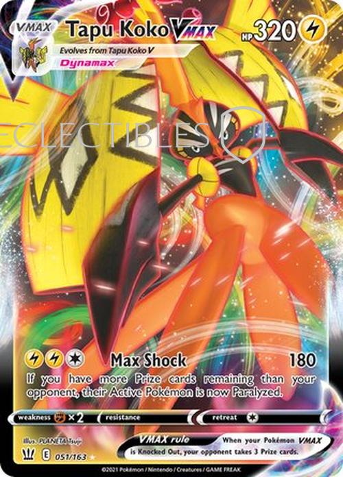 Pokemon Battle Styles 051/163 Tapu Koko VMAX