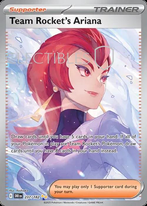 Pokemon Destined Rivals 237/182 Team Rockets Ariana