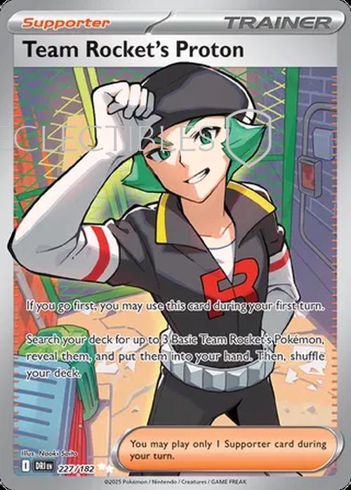 Pokemon Destined Rivals 227/182 Team Rockets Proton