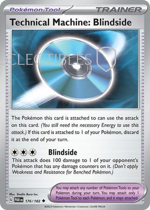 Pokemon Paradox Rift 176/182 Technical Machine Blindside  Reverse Holo