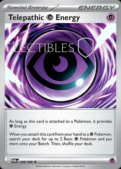 Pokemon Perfect Order 088/142 Telepathic Psychic Energy Holo