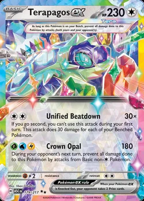 Pokemon Ascended Heroes 179/217 Terapagos ex