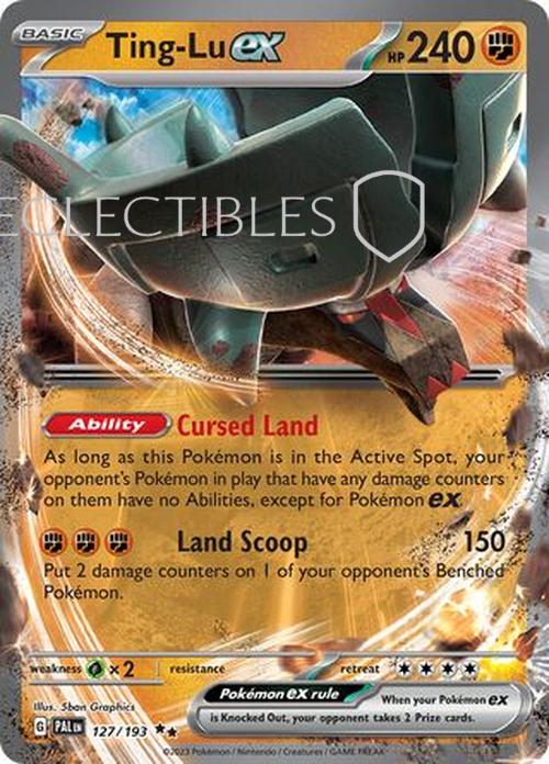 Pokemon Paldea Evolved  127/193 Ting Lu ex