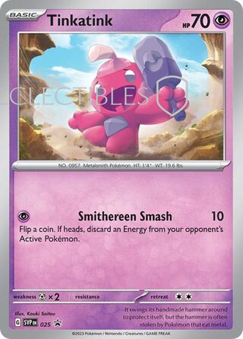 Pokemon SV Black Star Promos SV 025 Tinkatink