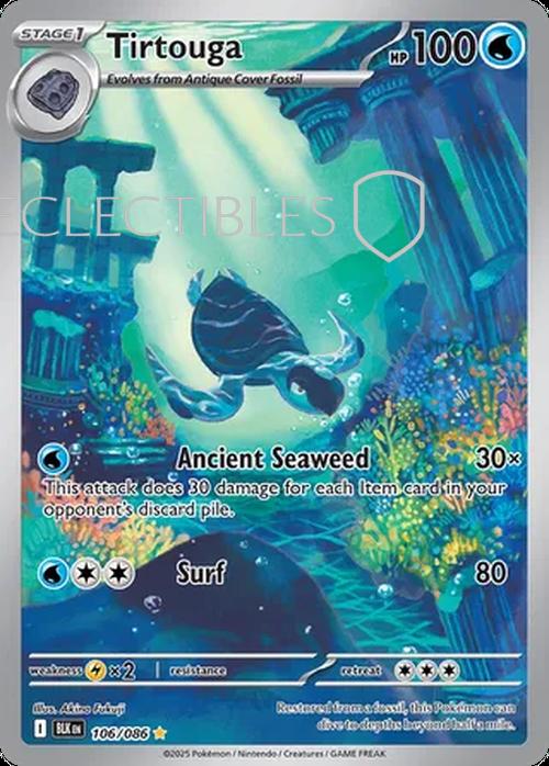 Pokemon Black Bolt 106/086 Tirtouga 