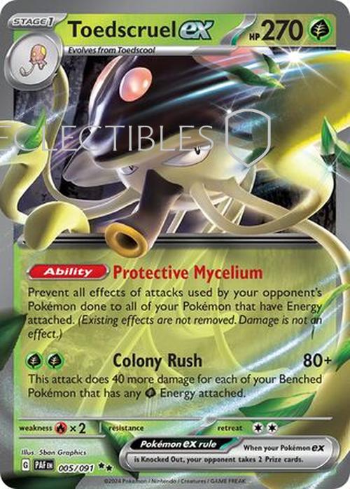 Pokemon Paldean Fates 005/91 Toedscruel ex