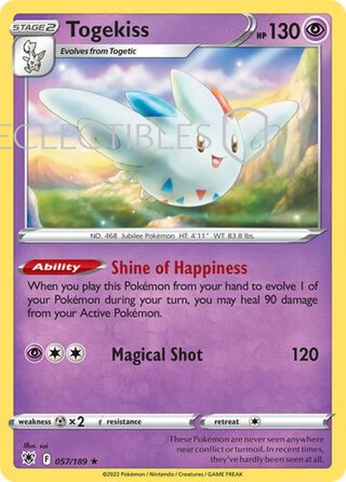 Pokemon Astral Radiance 057/189 Togekiss  Reverse Holo