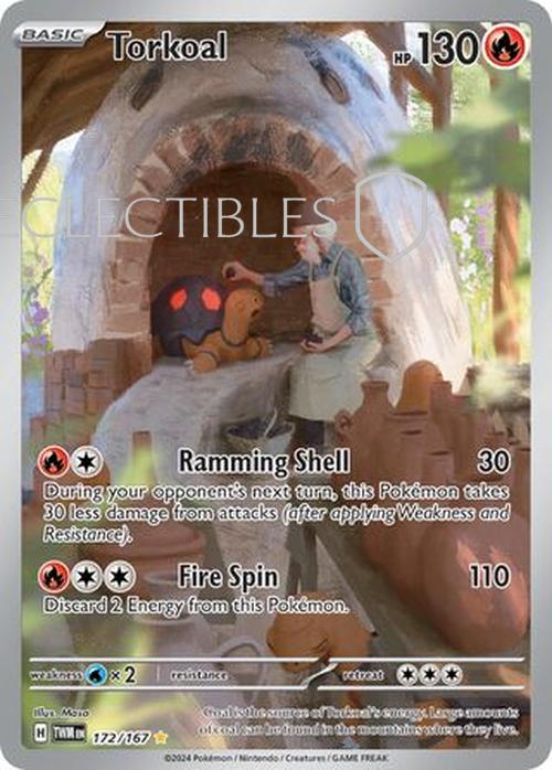 Pokemon Twilight Masquerade 172/167 Torkoal