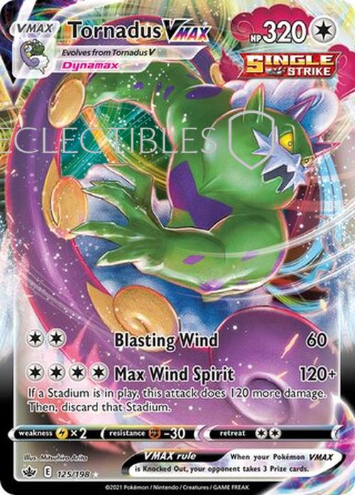 Pokemon Chilling reign 125/198 Tornadus VMAX