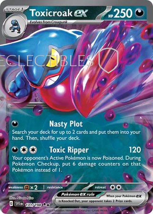 Pokemon Scarlet & Violet 131/198 Toxicroak ex