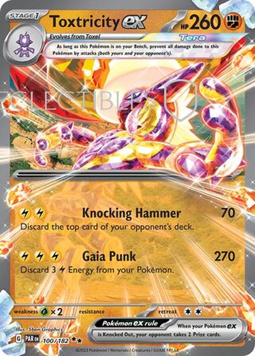 Pokemon Paradox Rift 100/182 Toxtricity ex