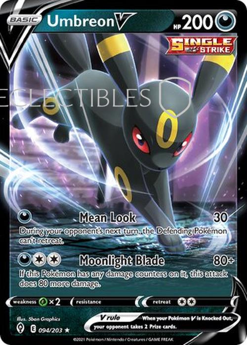 Pokemon Evolving Skies 094/203 Umbreon V