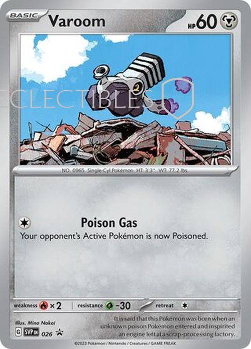 Pokemon SV Black Star Promos SV 026 Varoom