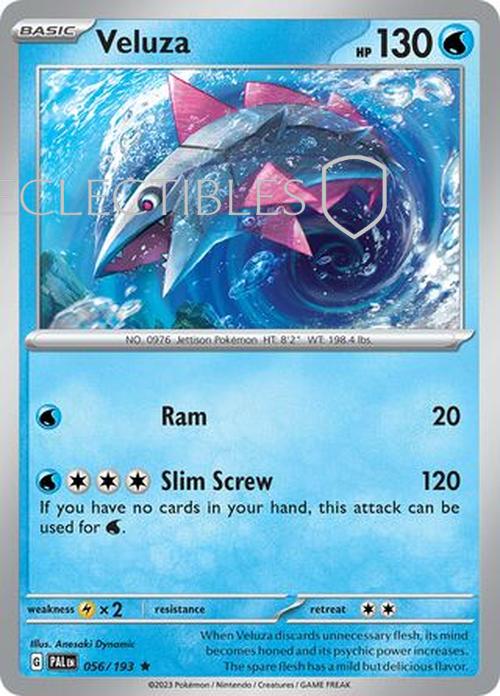 Pokemon Paldea Evolved  056/193 Veluza Holo