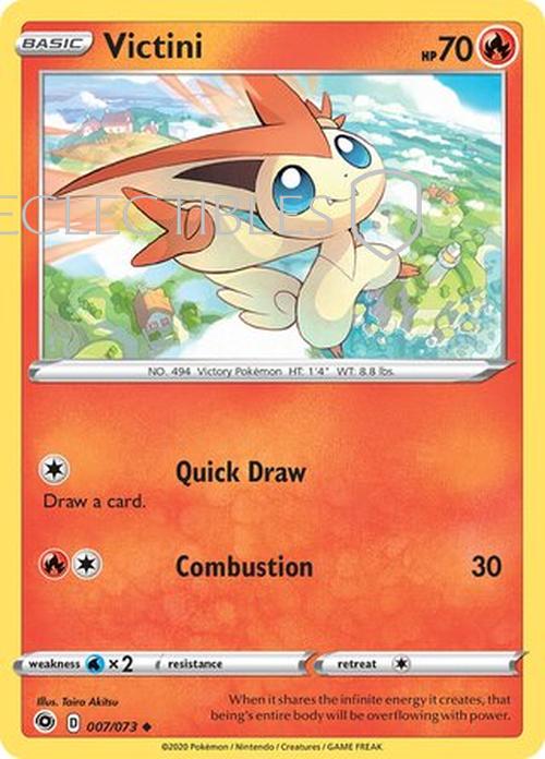 Pokemon Champions Path 007/73 Victini Reverse Holo