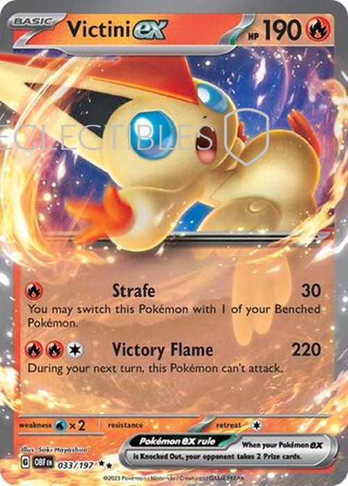 Pokemon Obsidian Flame 033/197 Victini ex