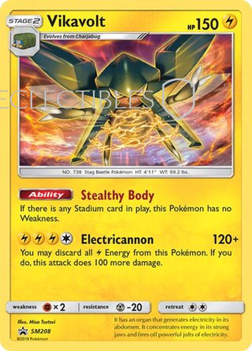 Pokemon SM Black Star Promos SM208 Vikavolt