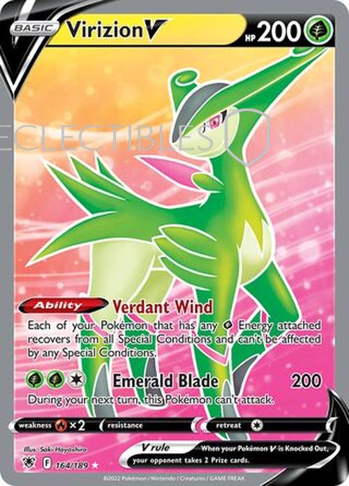 Pokemon Astral Radiance 164/189 Virizion V