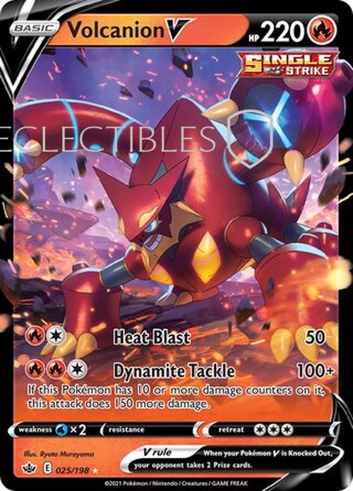 Pokemon Chilling reign 025/198 Volcanion V