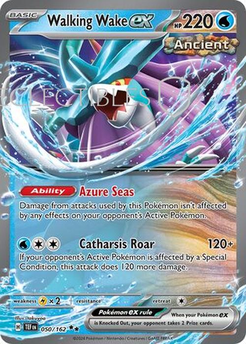 Pokemon Temporal Forces 050/162 Walking Wake ex