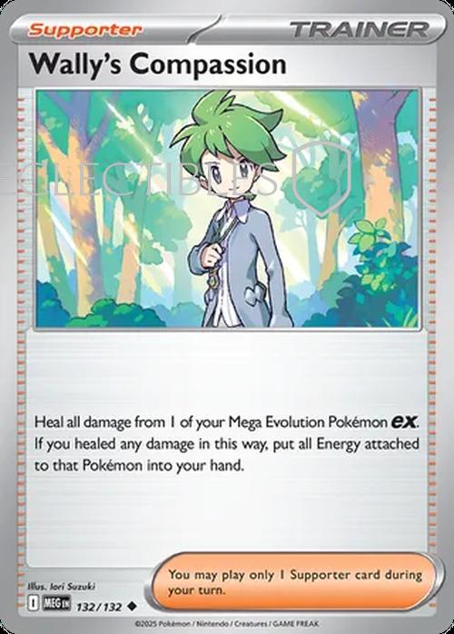 Pokemon Mega Evolutions 132/132 Wallys Compassion  Reverse Holo